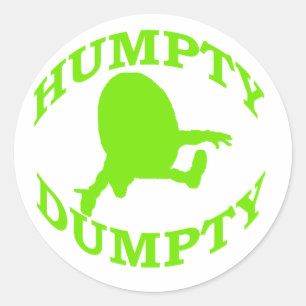 Adesivo Redondo Humpty Dumpty