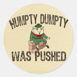 Adesivo Redondo Humpty Dumpty