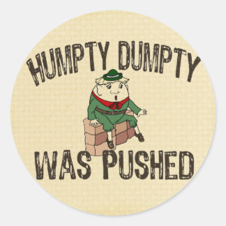 Adesivo Redondo Humpty Dumpty