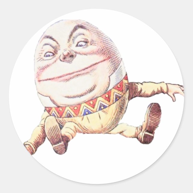 Adesivo Redondo Humpty Dumpty Color (Frente)