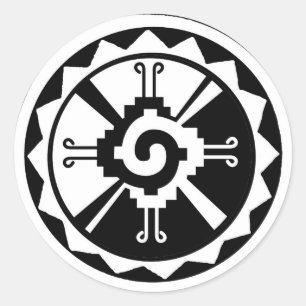 Adesivo Redondo Hunab Ku Creator & Celestial Planetas