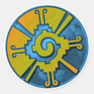 Adesivo Redondo Hunab Ku Earth