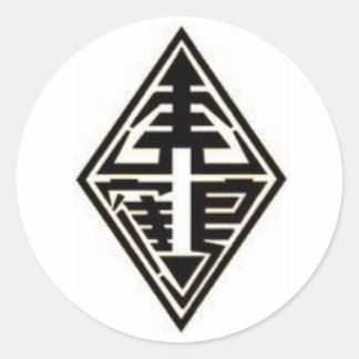 ADESIVO REDONDO HUNG GAR TIGER CRANE