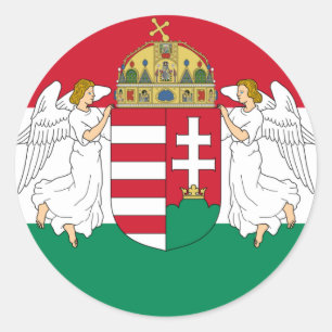 Adesivo Redondo Hungria, Hungria