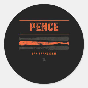 Adesivo Redondo Hunter Pence Vintage Baseball Bat Gameday