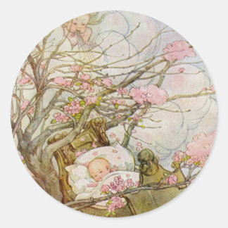 Adesivo Redondo Hush-A-Bye-Baby