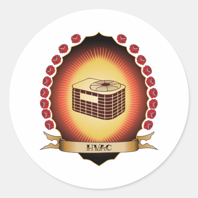 Adesivo Redondo HVAC Mandorla (Frente)