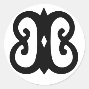 Adesivo Redondo Hye ganhou o símbolo de Hye   Andikra da