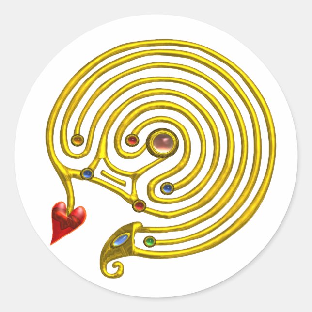 ADESIVO REDONDO HYPER LABYRINTH (Frente)