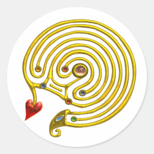 ADESIVO REDONDO HYPER LABYRINTH