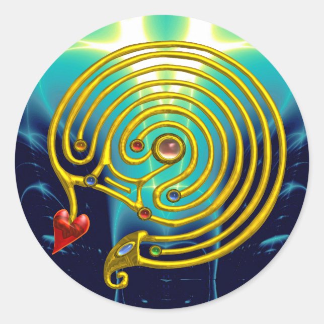 ADESIVO REDONDO HYPER LABYRINTH (Frente)