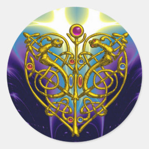 Adesivo Redondo HYPER    VALENTINEPink Fuchsia Purple