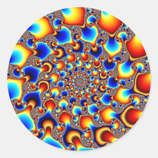 Adesivo Redondo Hypn0sis - Arte frontal (Frente)