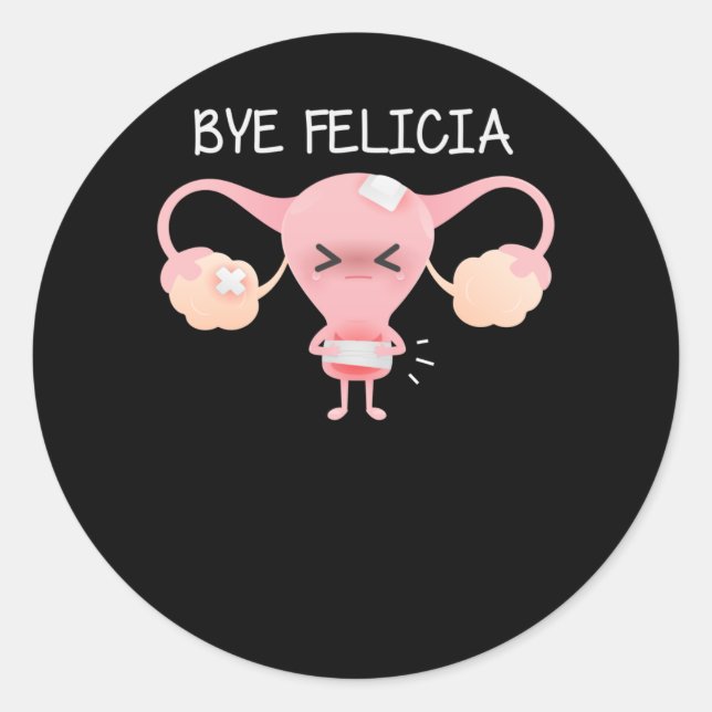 Adesivo Redondo Hysterectomy Support Uterus Removal (Frente)