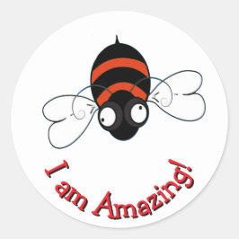 Adesivo Redondo I Am Amazing Round Sticker