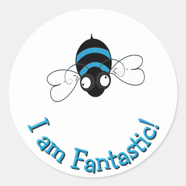 Adesivo Redondo I Am Fantastic Round Sticker (Frente)