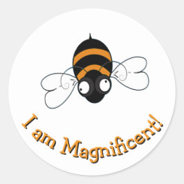 Adesivo Redondo I Am Magnificent Round Sticker