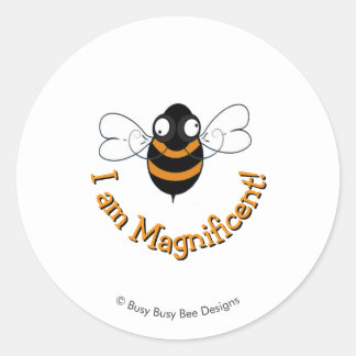 Adesivo Redondo I Am Magnificent Sticker