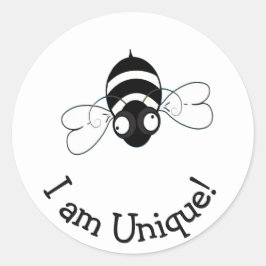 Adesivo Redondo I Am Unique Round Sticker
