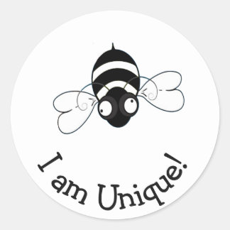 Adesivo Redondo I Am Unique Round Sticker