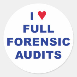 Adesivo Redondo I Audits forenses de Cheio
