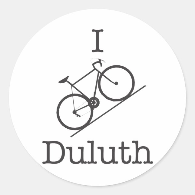 Adesivo Redondo I Bike Duluth (Frente)