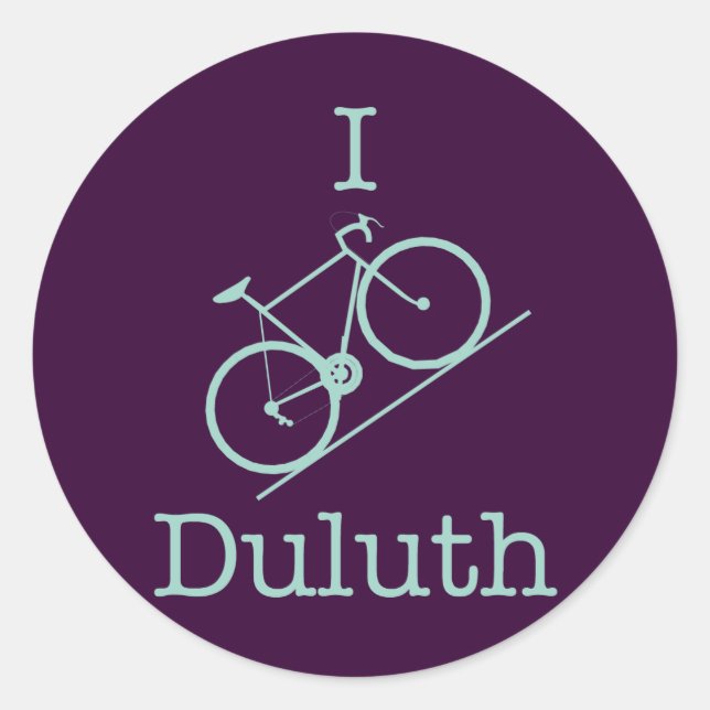 Adesivo Redondo I Bike Duluth (Frente)