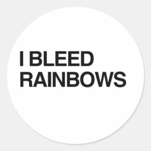 Adesivo Redondo I BLEED RAINBOWS.png