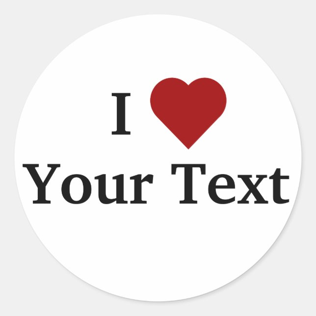 Adesivo Redondo I Cartaz (personalizar) (Frente)