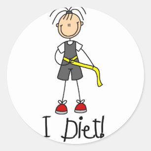 Adesivo Redondo I Diet Sticker