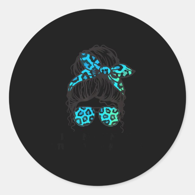 Adesivo Redondo I Don't Know I Just Work Here Funny Sarcasm Quotes (Frente)