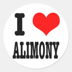 ADESIVO REDONDO I HEART (AMOR) ALIMONY