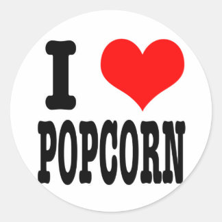 ADESIVO REDONDO I HEART (AMOR) POPCORN
