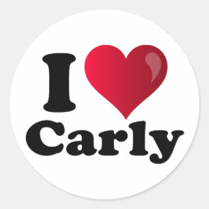 Adesivo Redondo I Heart Carly Fiorina
