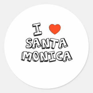 Adesivo Redondo I Heart Papais noeis Monica