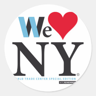 ADESIVO REDONDO I LOVE NY, WE LOVE NY, DO YOU?