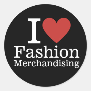 Adesivo Redondo I ❤️ Merchandising de moda para Estudantes/Faculda