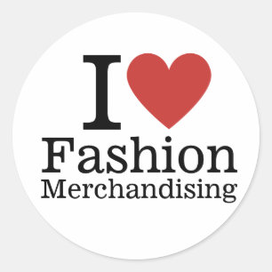 Adesivo Redondo I ❤️ Merchandising de moda para Estudantes/Faculda
