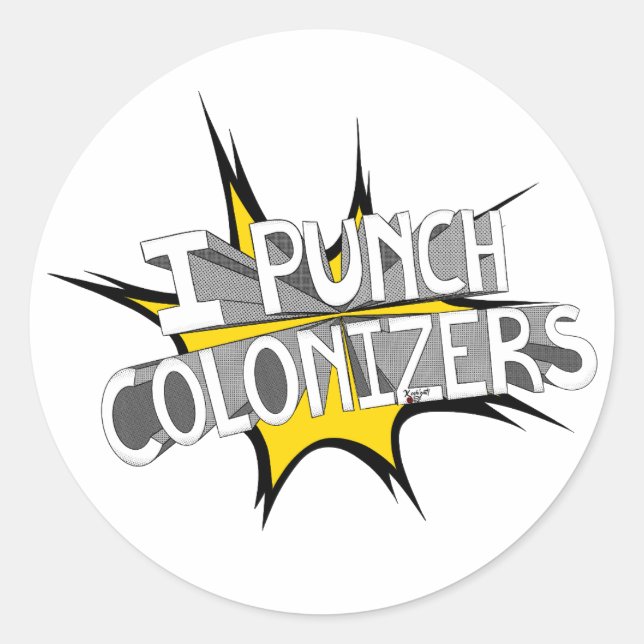 ADESIVO REDONDO I PUNCH COLONIZERS (Frente)