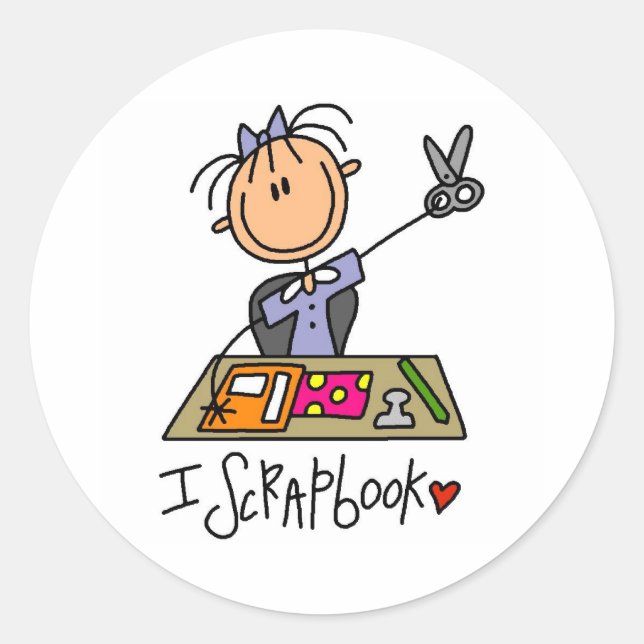 Adesivo Redondo I Scrapbook (Frente)