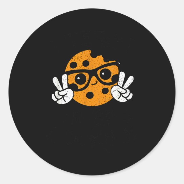 Adesivo Redondo I Teach Smart Cookies Christmas Teacher Teaching X (Frente)