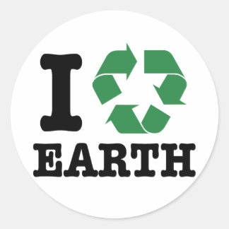 Adesivo Redondo I Terra Reciclar