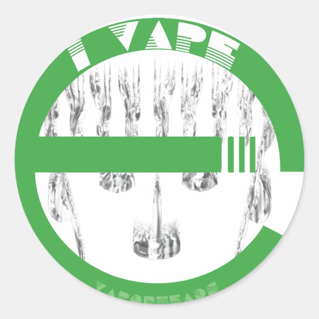 Adesivo Redondo i vAPE (Frente)