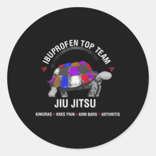 Adesivo Redondo Ibuprofen Top Team Jiu Jitsu