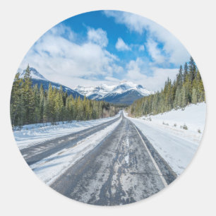 Adesivo Redondo Icefields Parkway