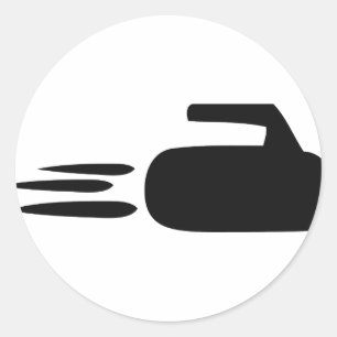 Adesivo Redondo ícone do caroço