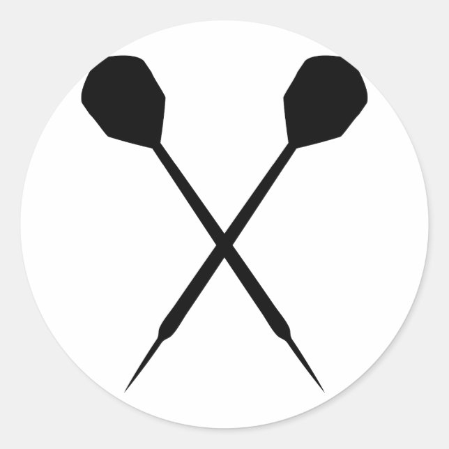 Adesivo Redondo ícone esporte de arte (Frente)