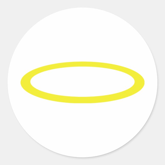 Adesivo Redondo ícone gloriol (Frente)