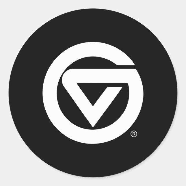 Adesivo Redondo Ícone Lakers do Grand Valley State (Frente)