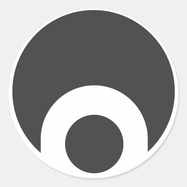 Adesivo Redondo Ícone Osiris (Frente)